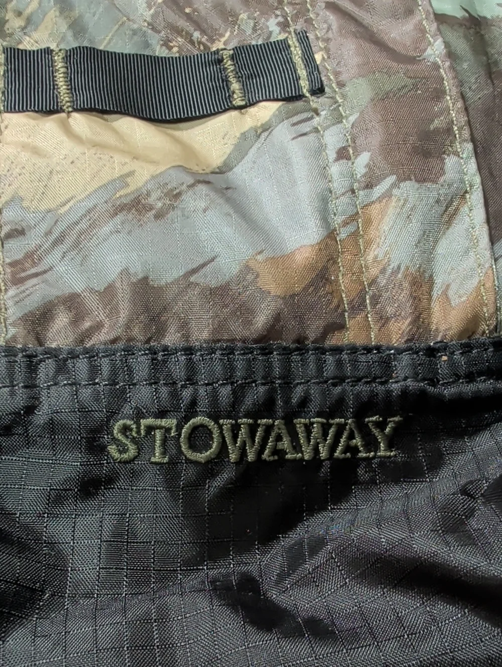 L. L. Bean, Stowaway, Camo Backpack.